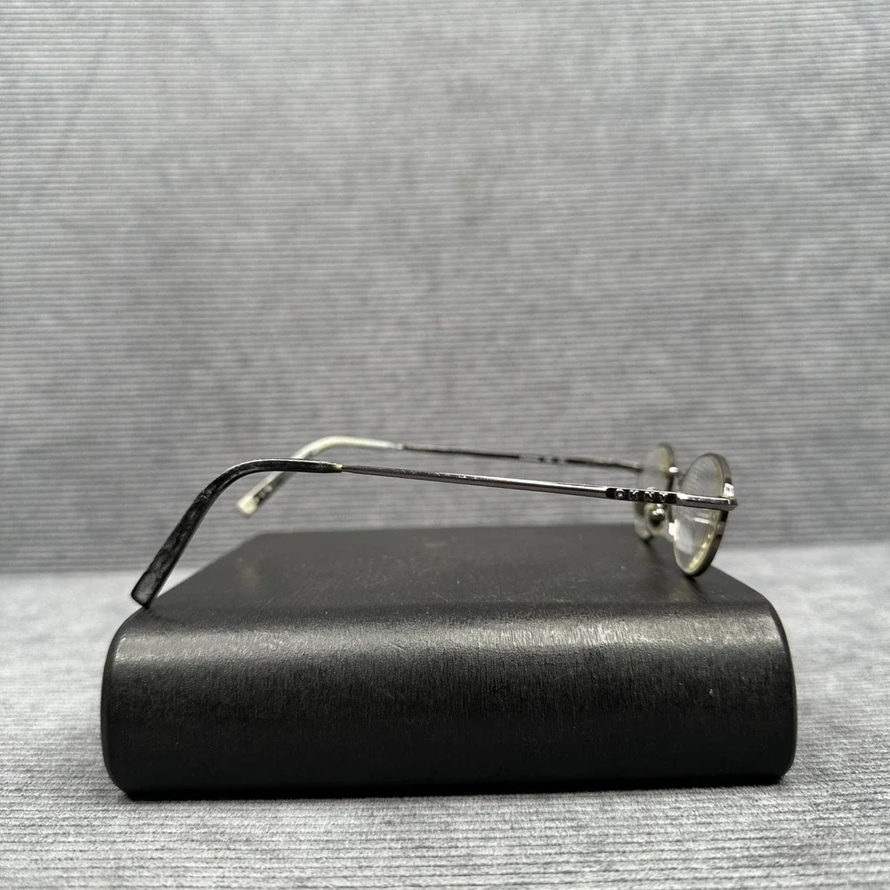 DKNY Durrell Oval Eyeglasses Y2K Metal Frames Japan KY53744 48-19-140 Vintage